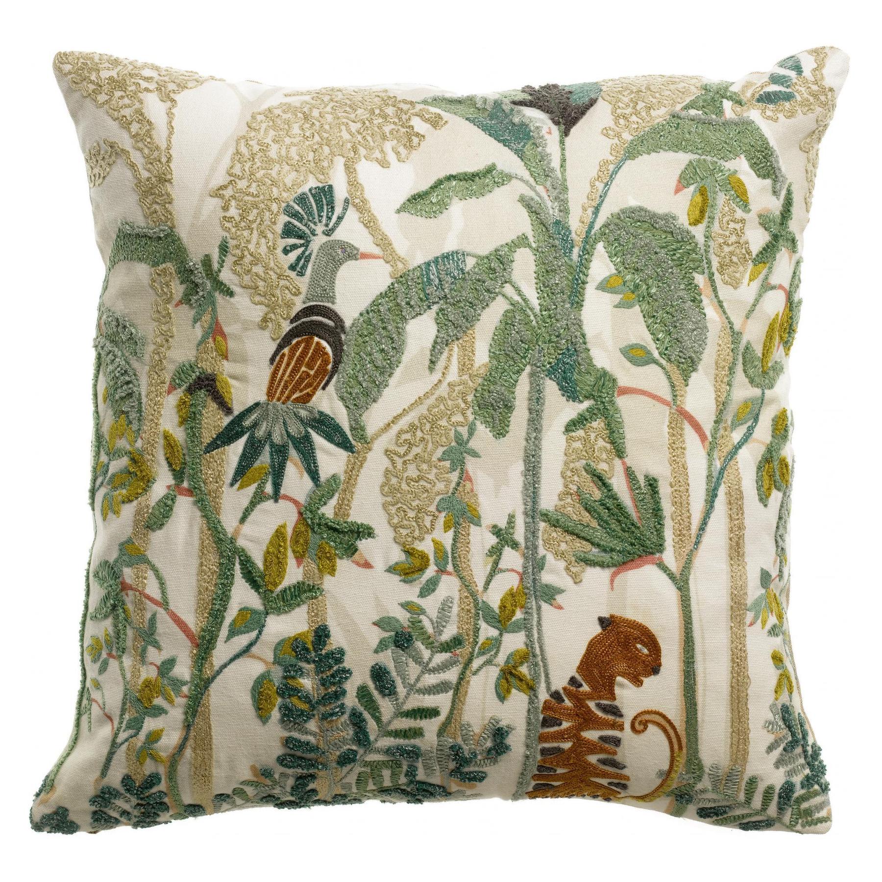 3210801909007 - Besticktes Kissen Raja