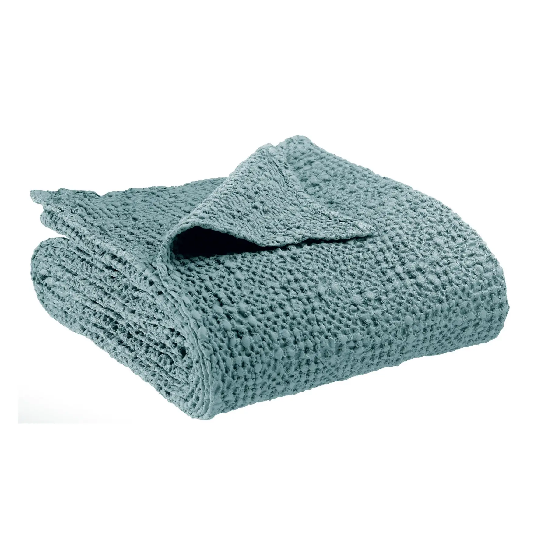 3210802299008 - Bettüberwurf aus Baumwolle stonewashed Tana