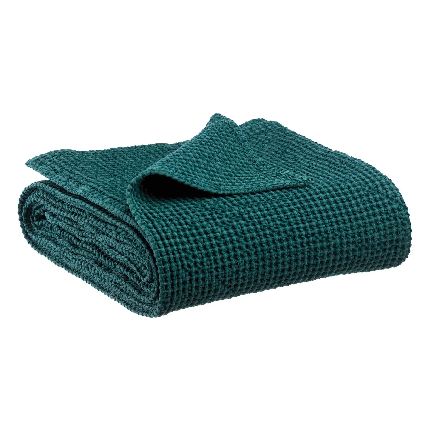 3210802350013 - Bettüberwurf aus Baumwolle stonewashed Maia