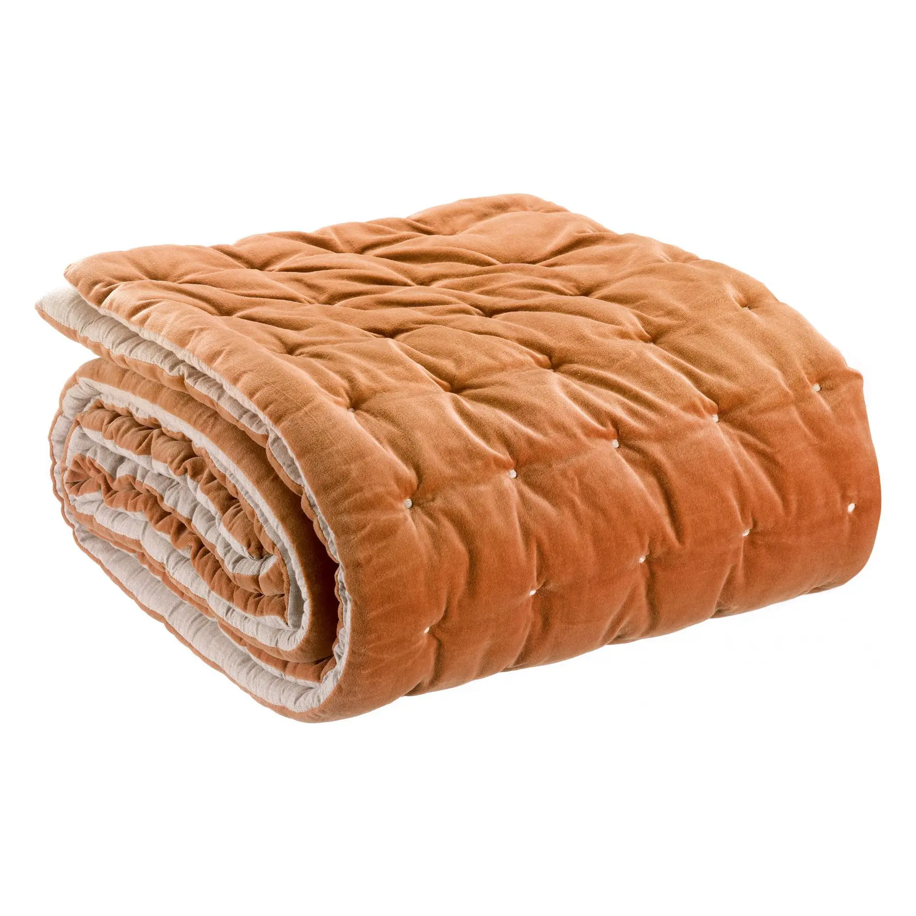 3210805016046 - Unifarbener Bettüberwurf mit Steppnähte Elise