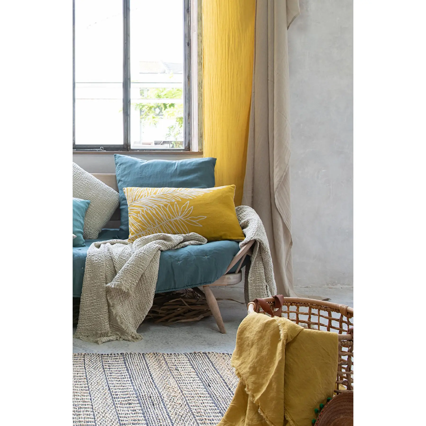 3210807045006 - Vorhang Baumwolle stonewashed Zeff