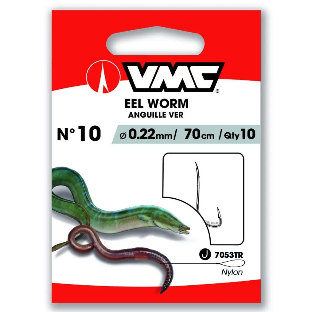Hook Vmc Eel Worm (x10)