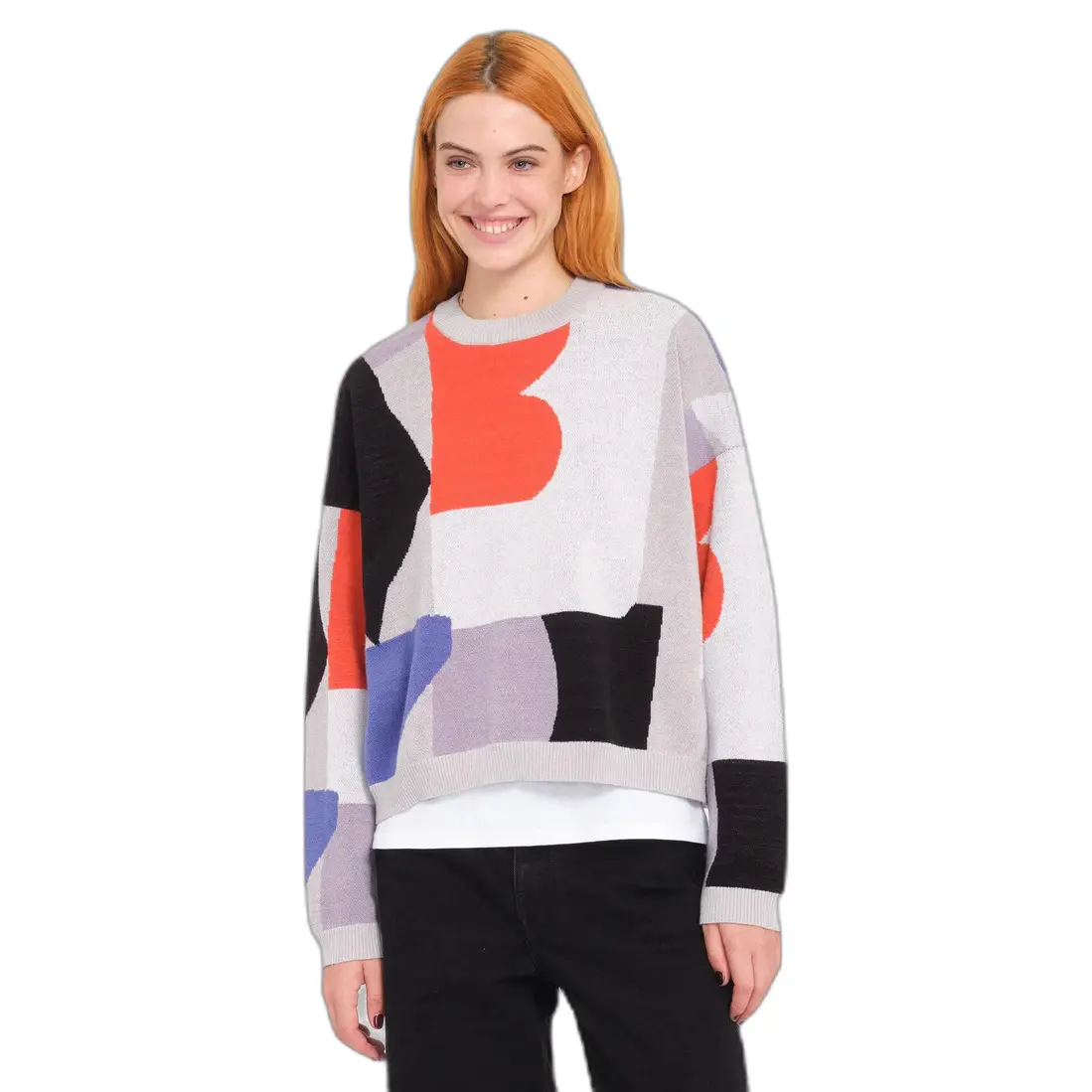 0196134835516 - Pullover Damen Abstrackom