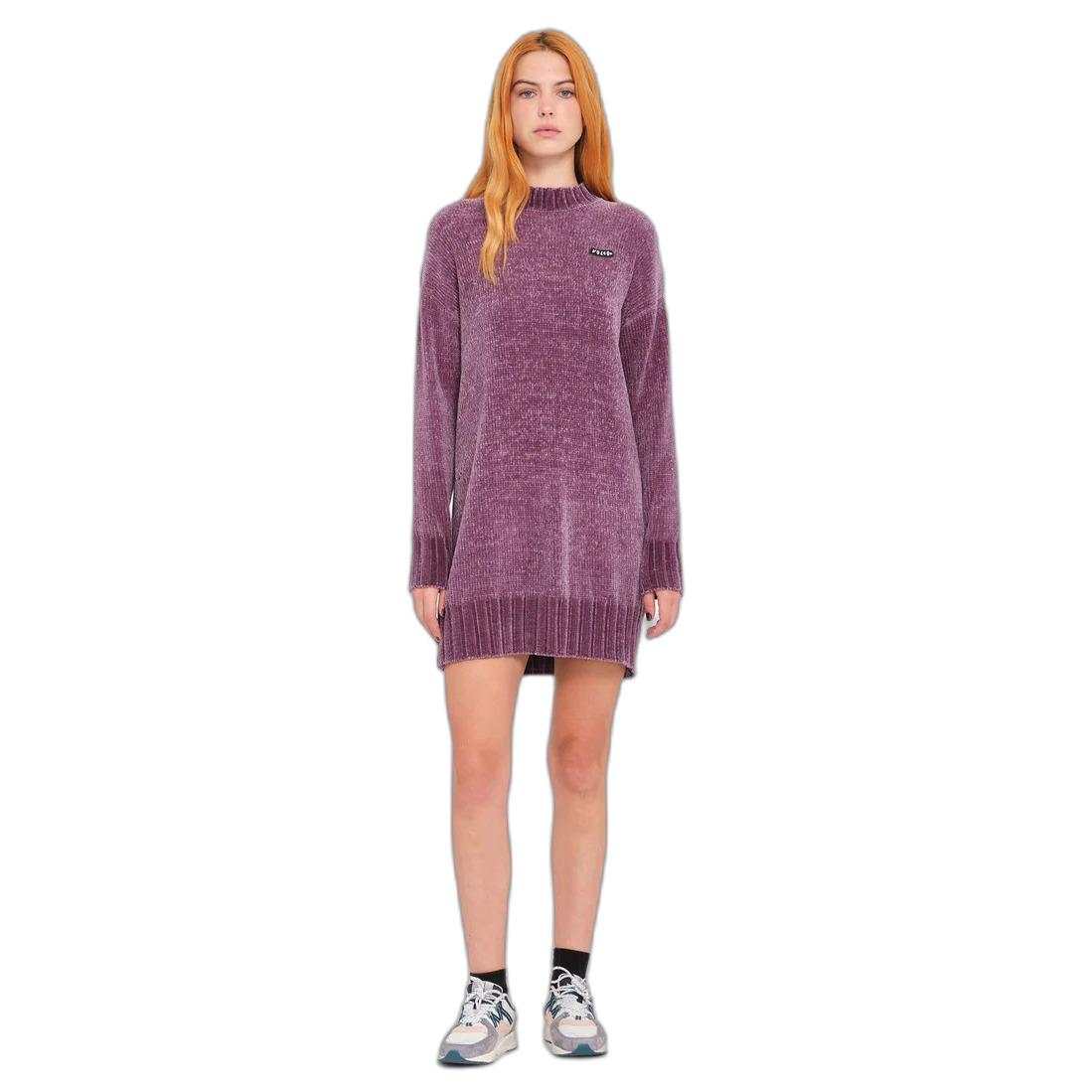 0196134824596 - Pulloverkleid mit langen Ärmeln Damen Bubble Tea