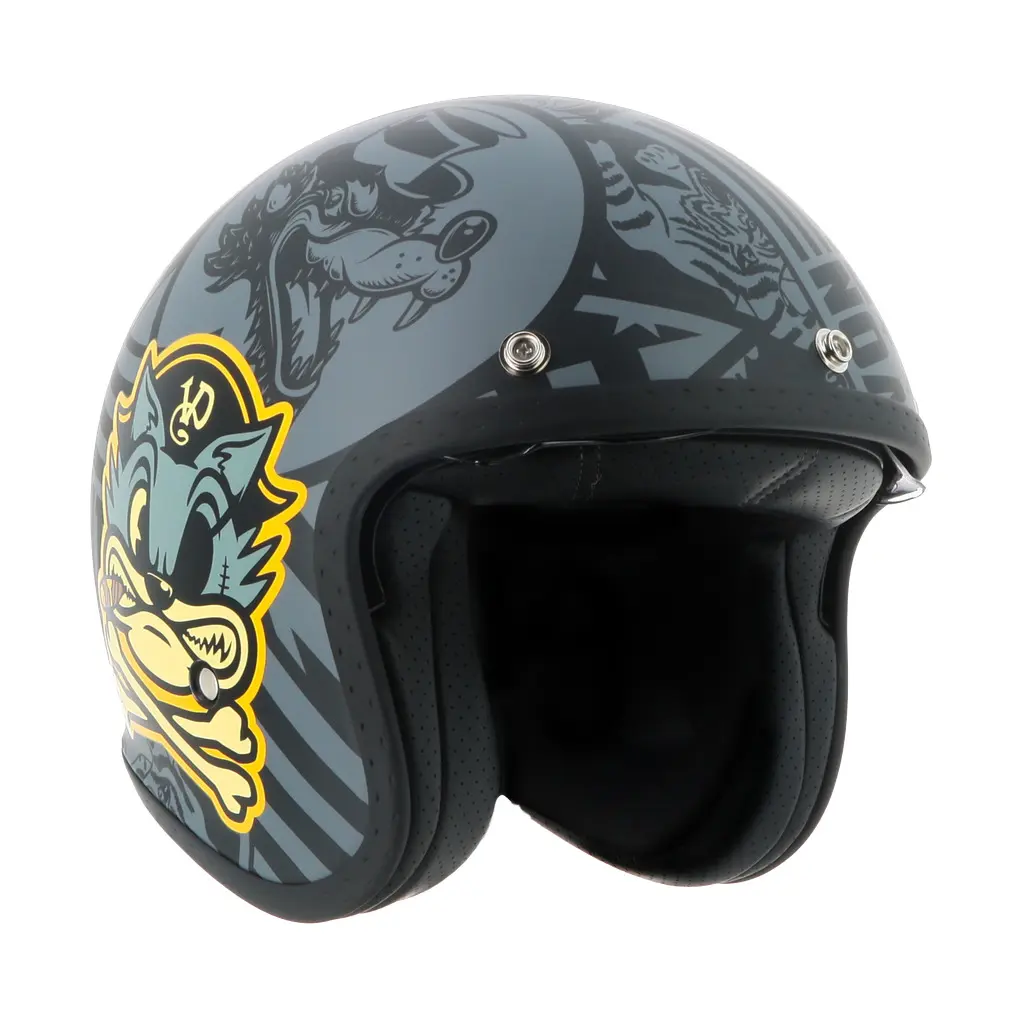 Jet-Motorradhelm Von Dutch Big Cat Helmet En-2206