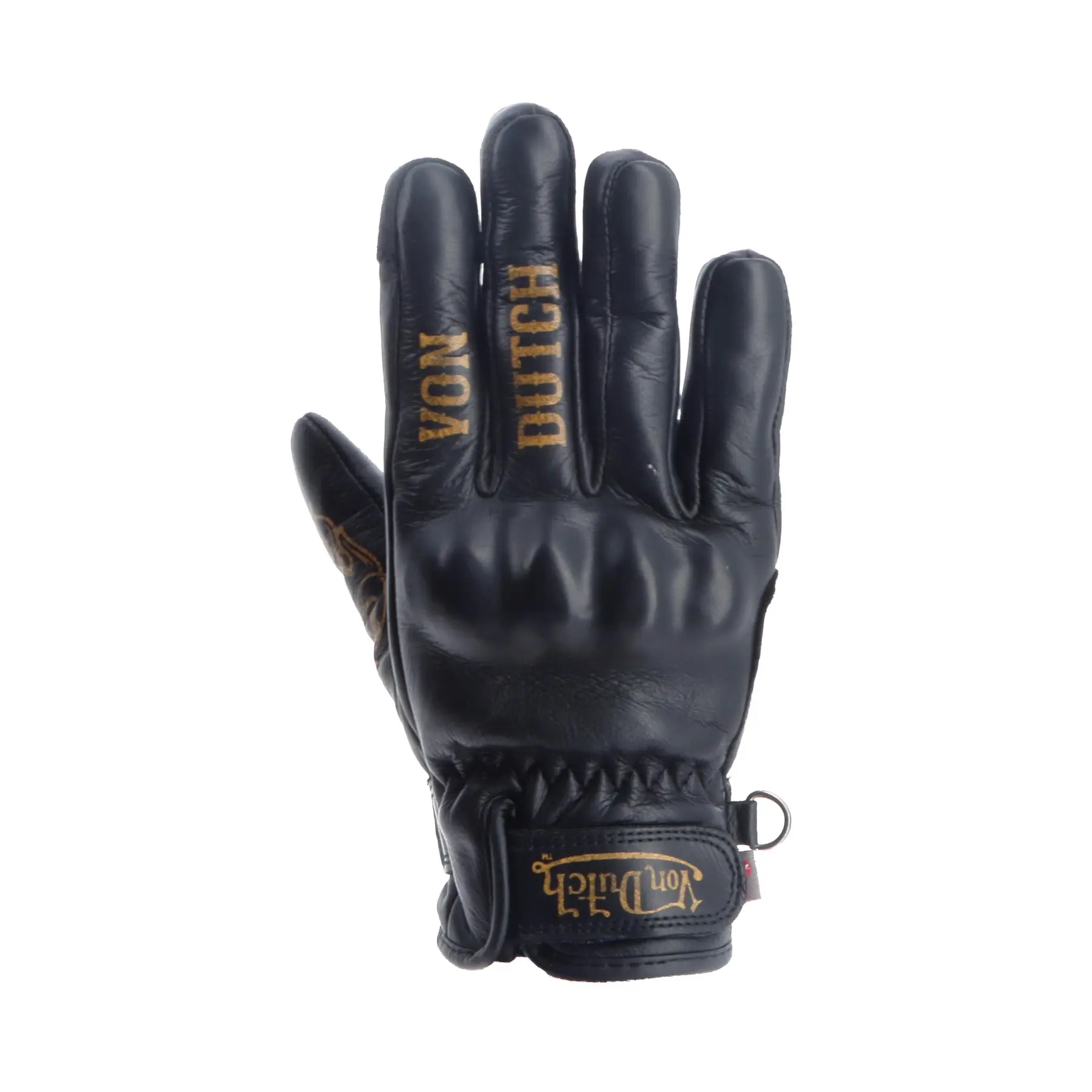 Motorradhandschuhe für Damen, Übergangszeit, Leder Von Dutch Flash