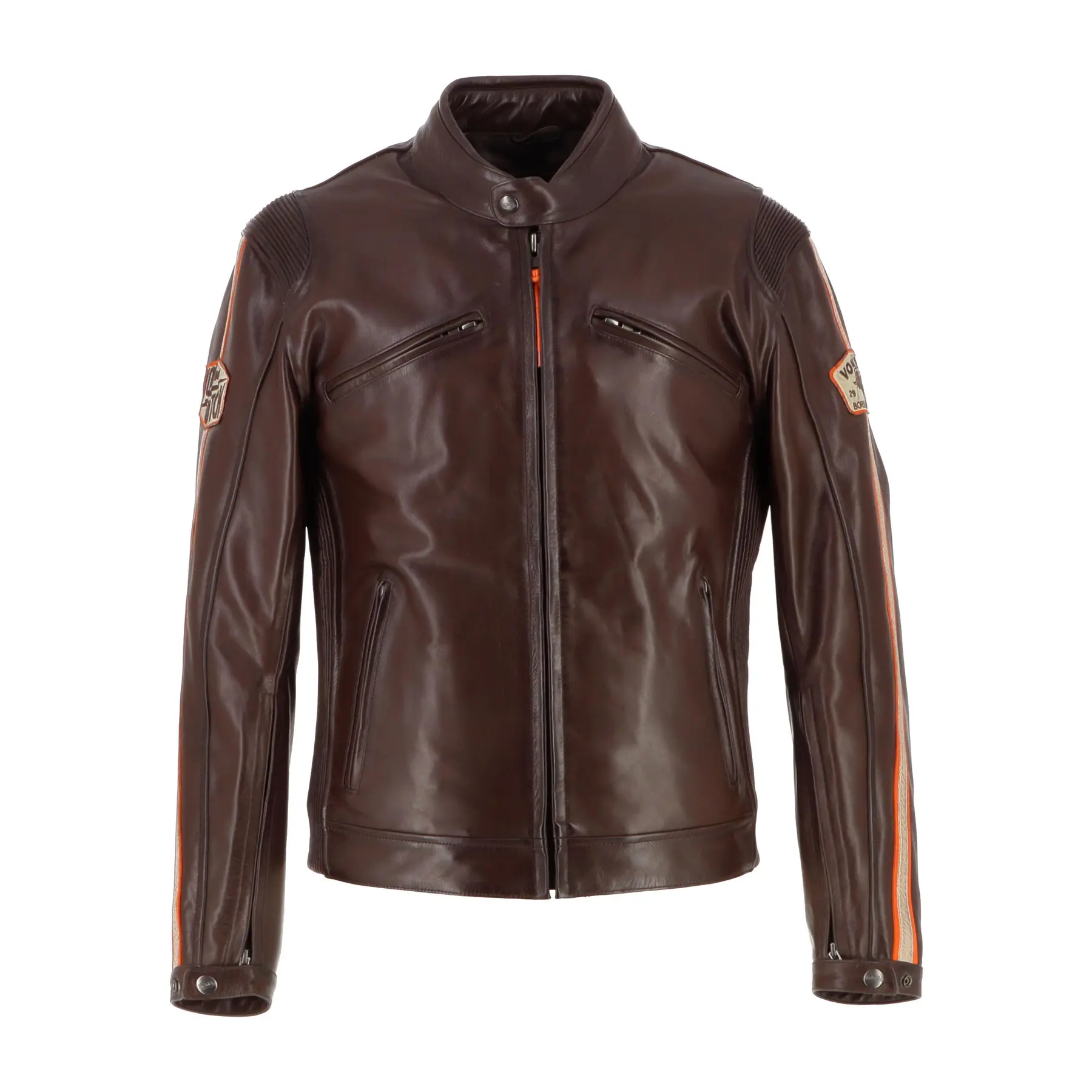 Motorrad-Lederjacke Von Dutch Fast