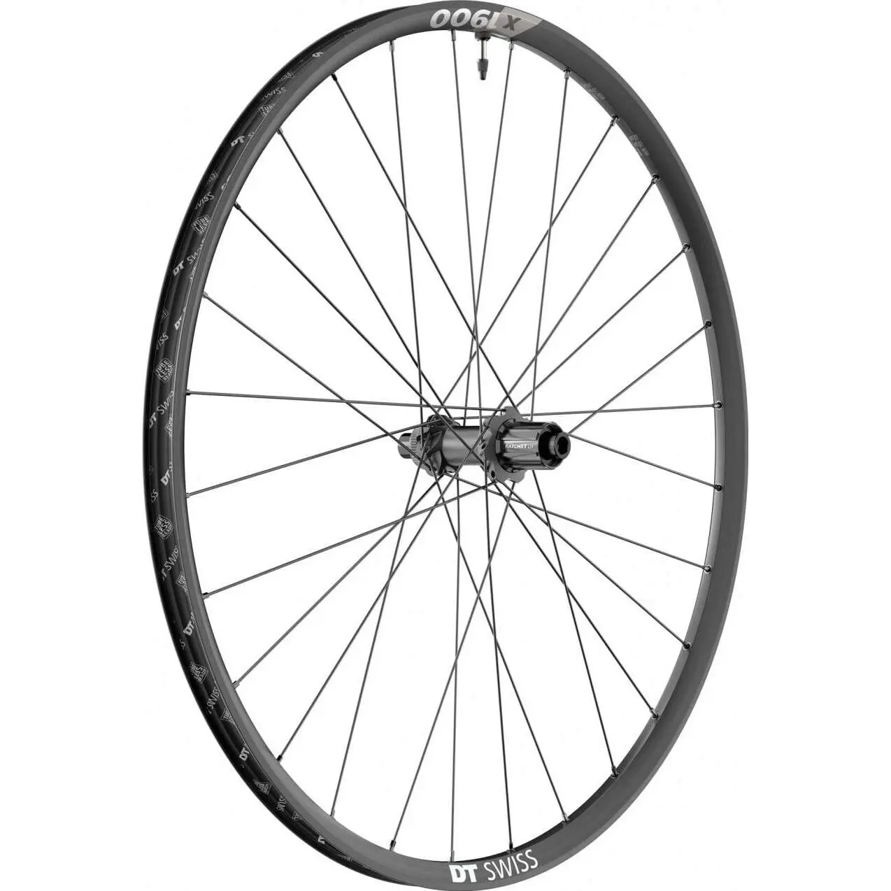 Hinteres Fahrradrad DT Swiss X 1900 Spline 25 29" Cl Disc Tubeless Sram Xd