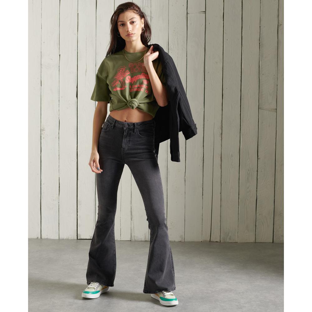 5059046772421 - Gemustertes Damen-T-Shirt in Übergröße Workwear