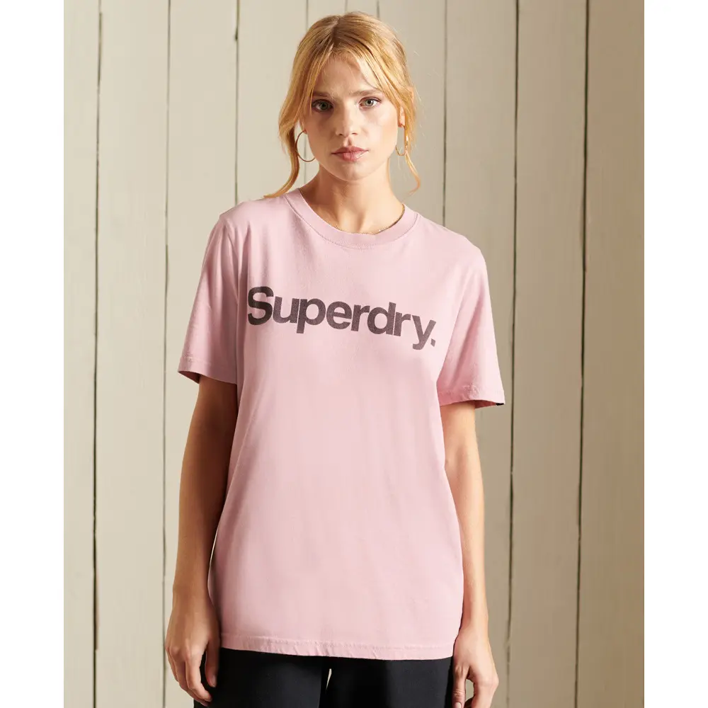 5057847399045 - Womens Core T-Shirt mit Logo Pink - Größe 40