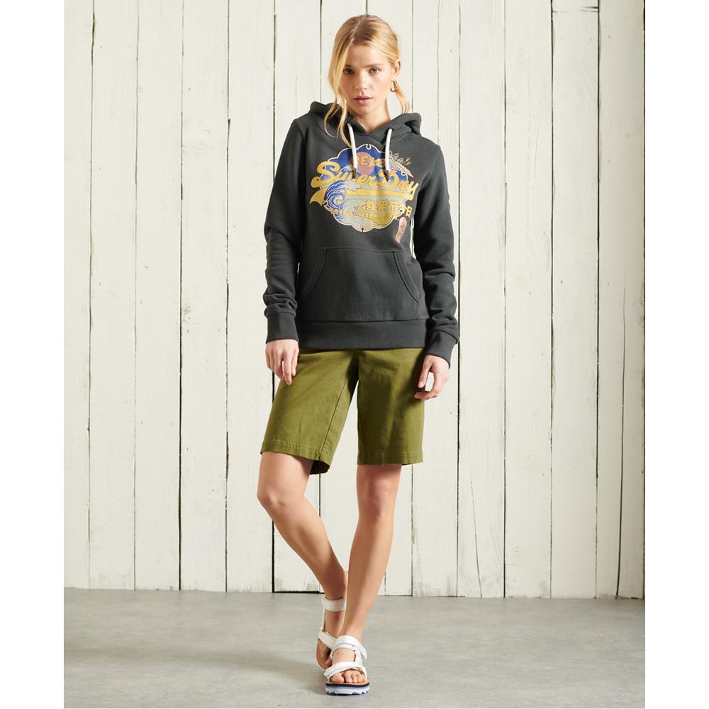 5057842861325 - Womens City Chinoshorts Grün - Größe 36