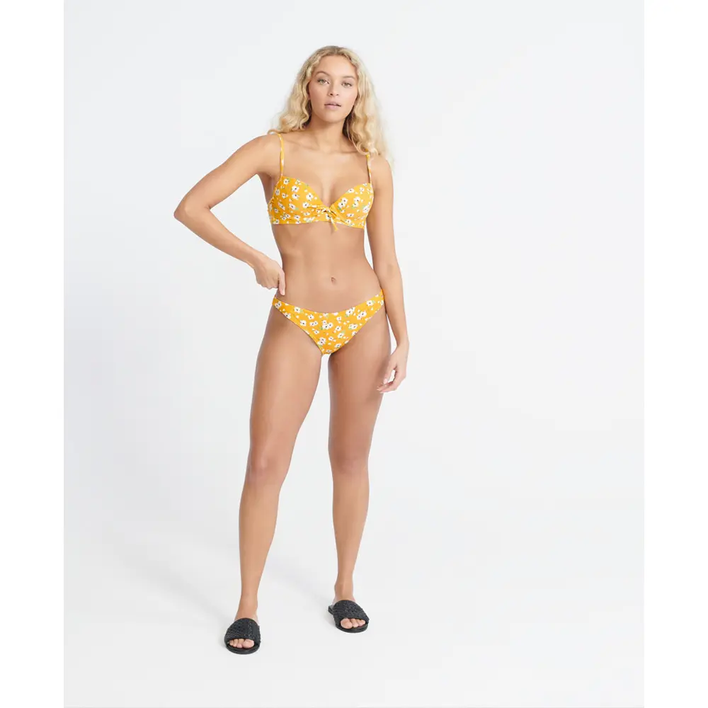 5057842855379 - Damen Eden Cupped Bikinioberteil Gelb - Größe 34