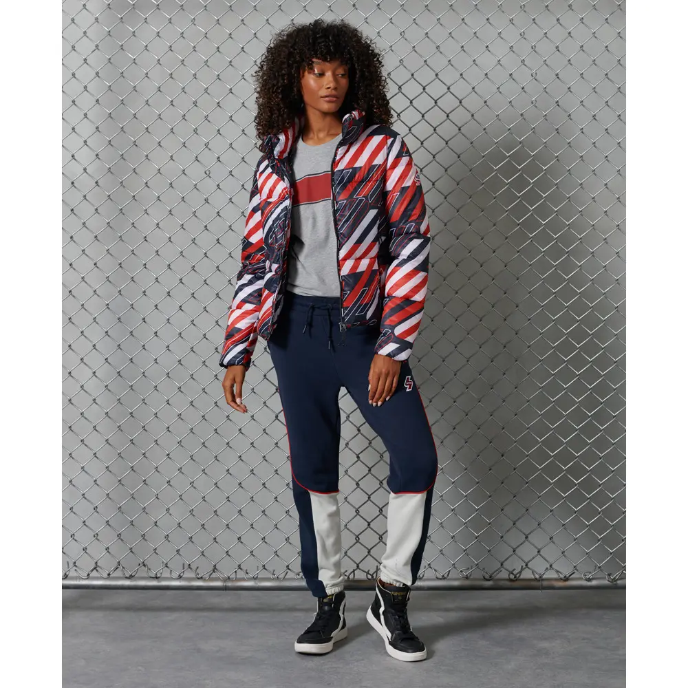 Daunenjacke für Frauen Superdry Sportstyle Statement