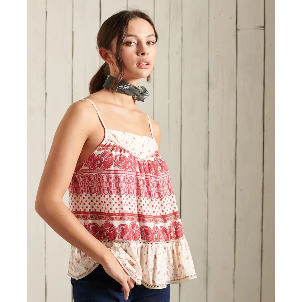 5059046587063 - Womens Ameera Trägertop Pink - Größe 40