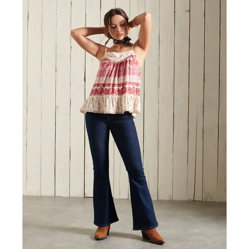 5059046587063 - Womens Ameera Trägertop Pink - Größe 40