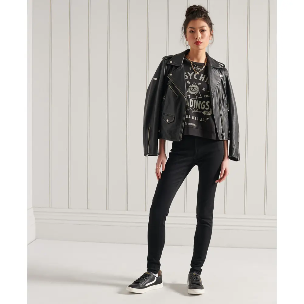 Skinny-Jeans mit hoher Taille für Frauen Superdry