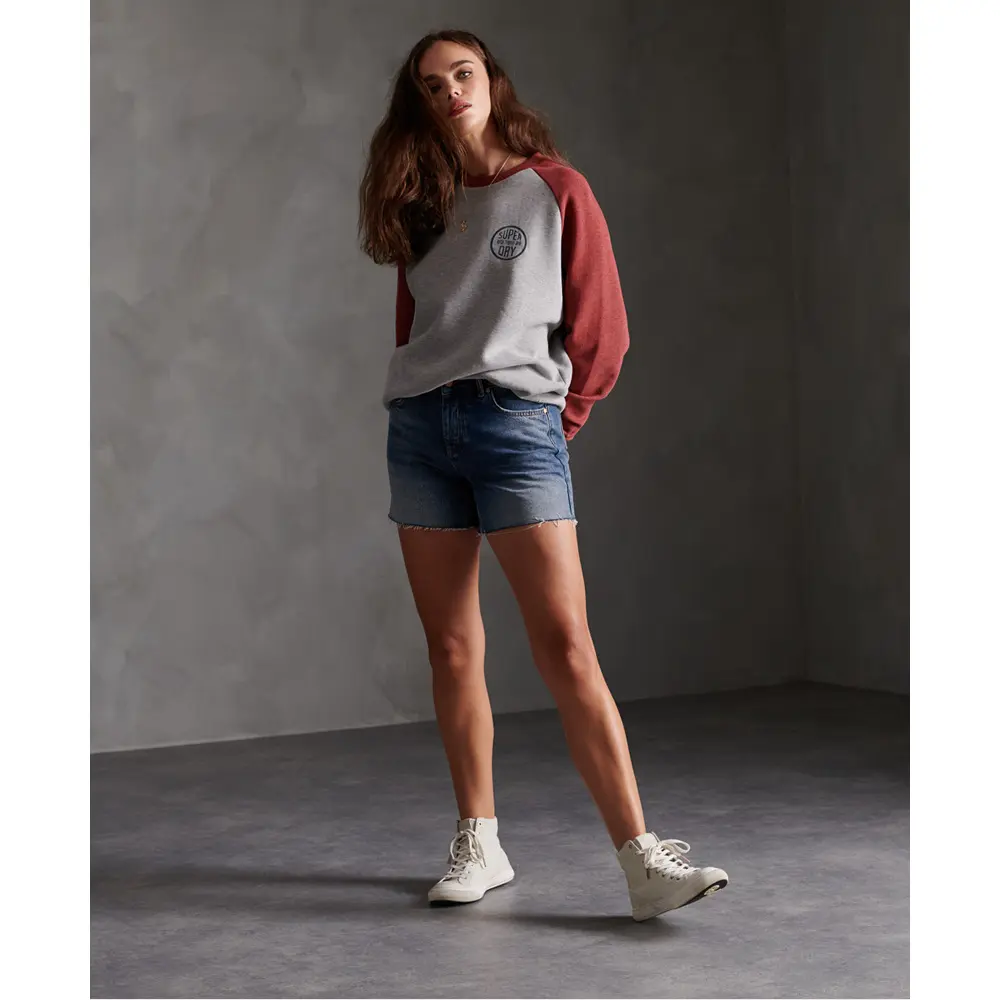 5059046074211 - Shorts Damen DENIM MID LENGTH SHORT Mid Indigo Vintage