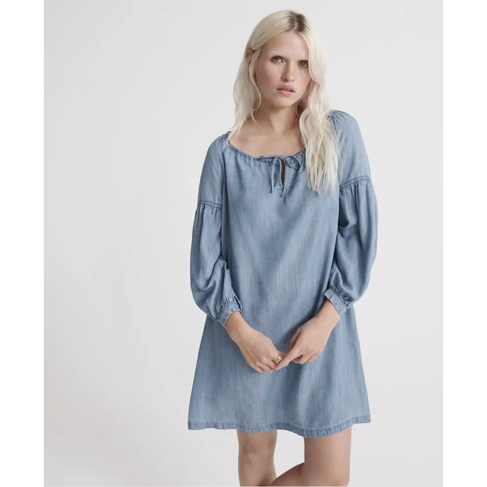 5057842869659 - Kleid Damen ARIZONA PEEK A BOO DRESS Indigo Light