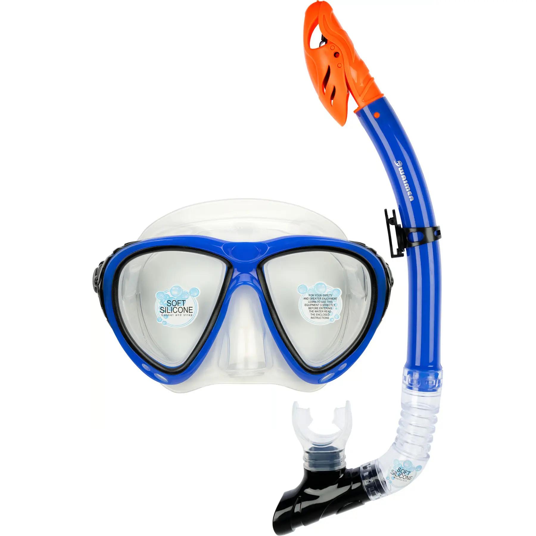 Schwimmmaske mit Schnorchel Waimea® Senior