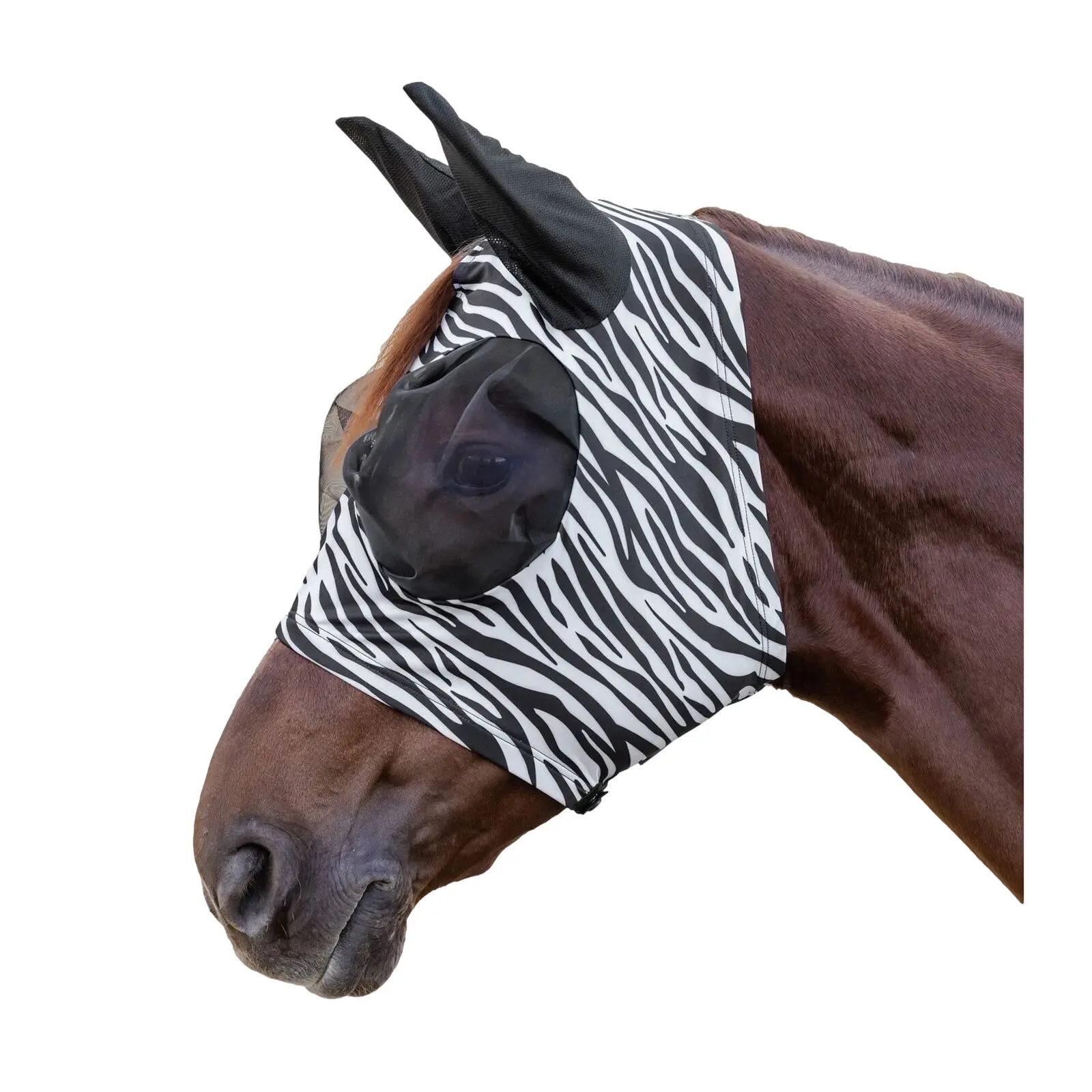 Meilleurs prix pour Masque anti-mouches pour cheval Waldhausen Puck Zebra