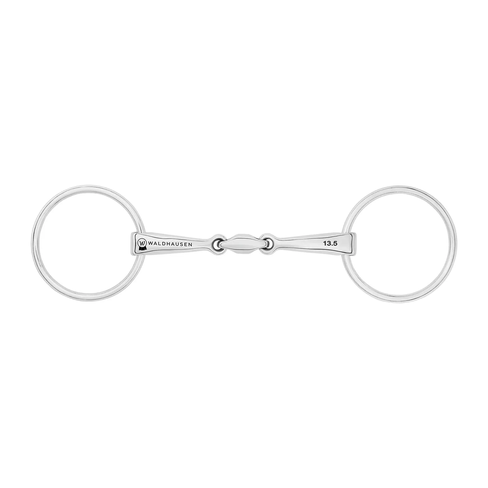 Mors double brisures pour cheval avec système de verouillage Waldhausen 14 mm