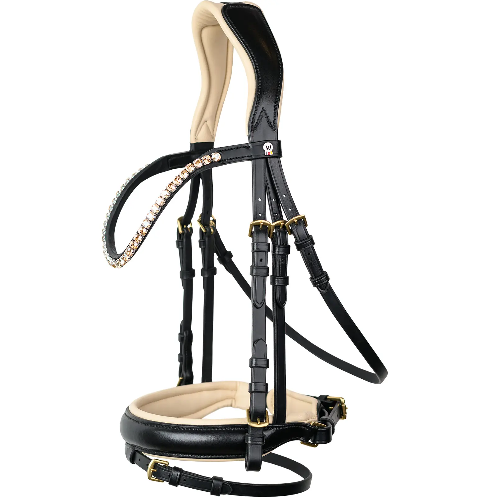 Meilleurs prix pour Bridon équitation pour cheval Waldhausen X-Line Ivory