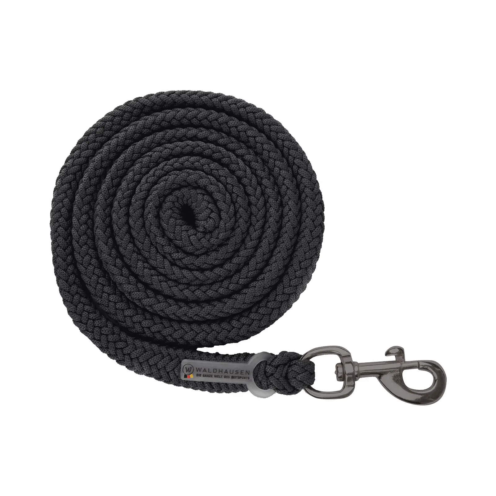 Waldhausen Noir Riding Lunge Line In Pink With Standard Snap Hook Modern