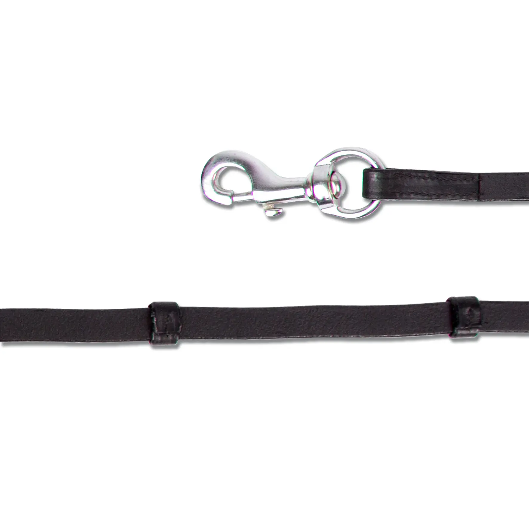 Waldhausen Noir Leather Reins For Horse With Snap Hook Island