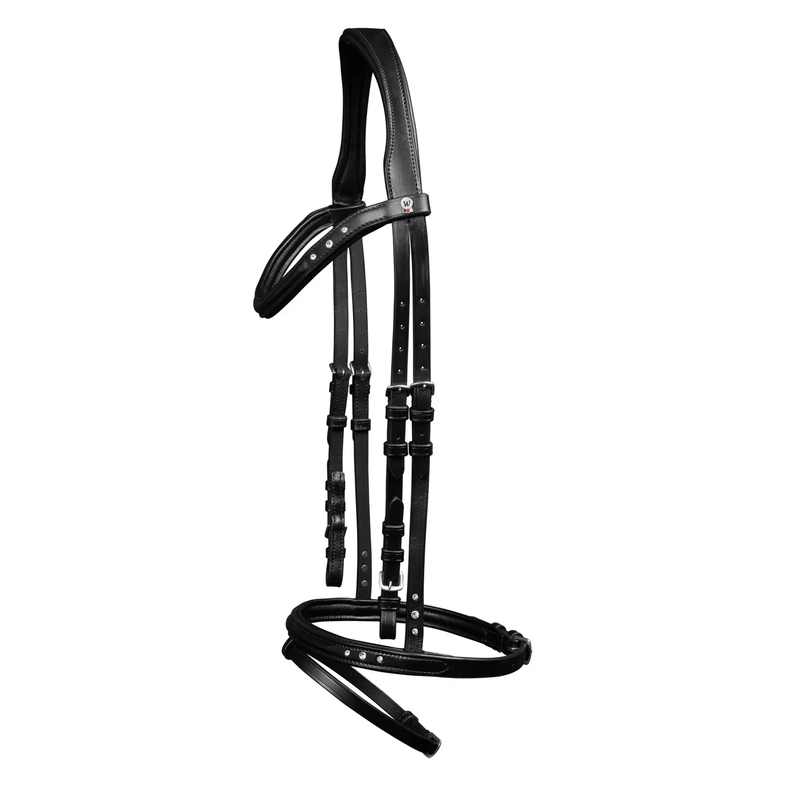Waldhausen Noir Riding Bridle Island Stone