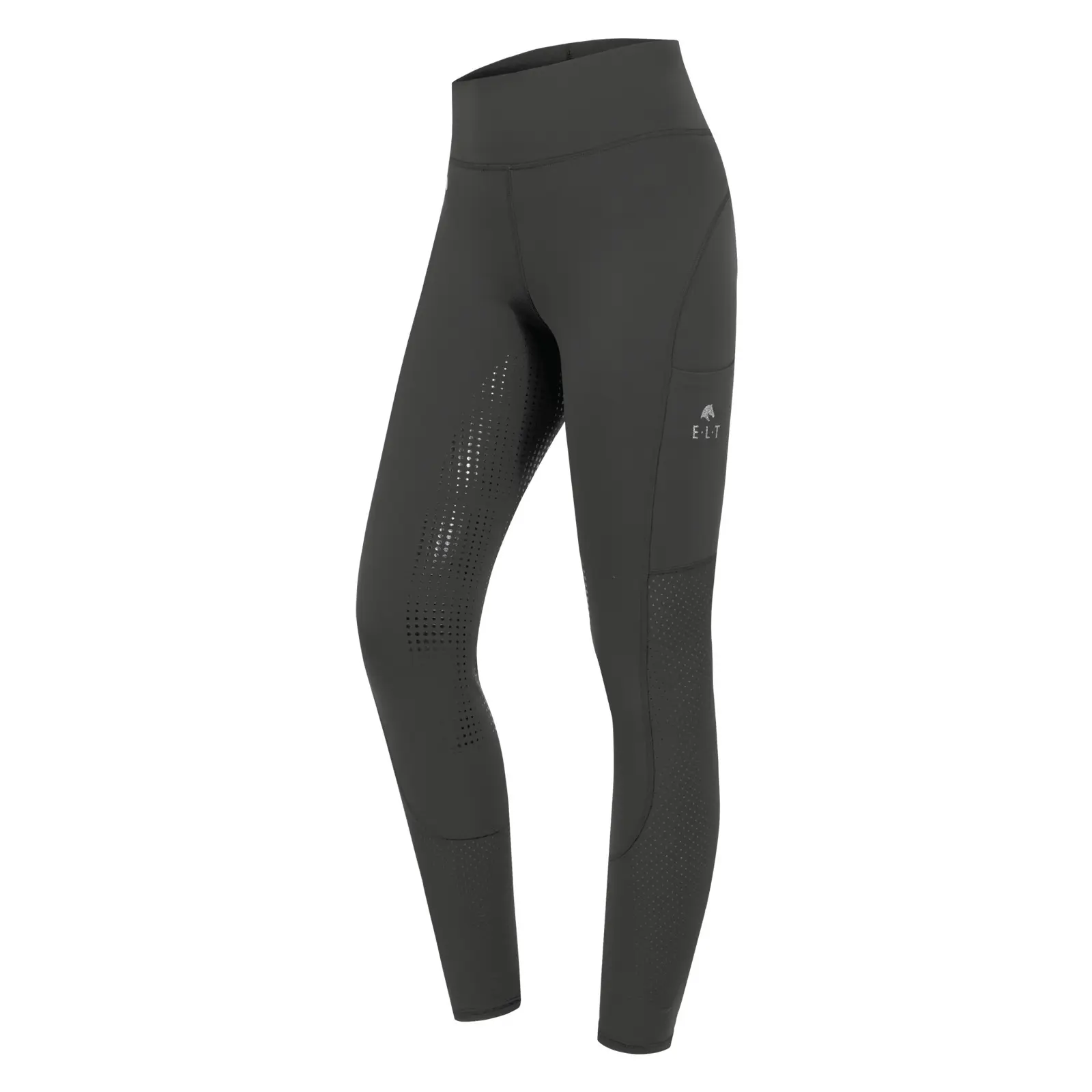 Reitleggings full grip hohe Taille Damen ELT Hanna