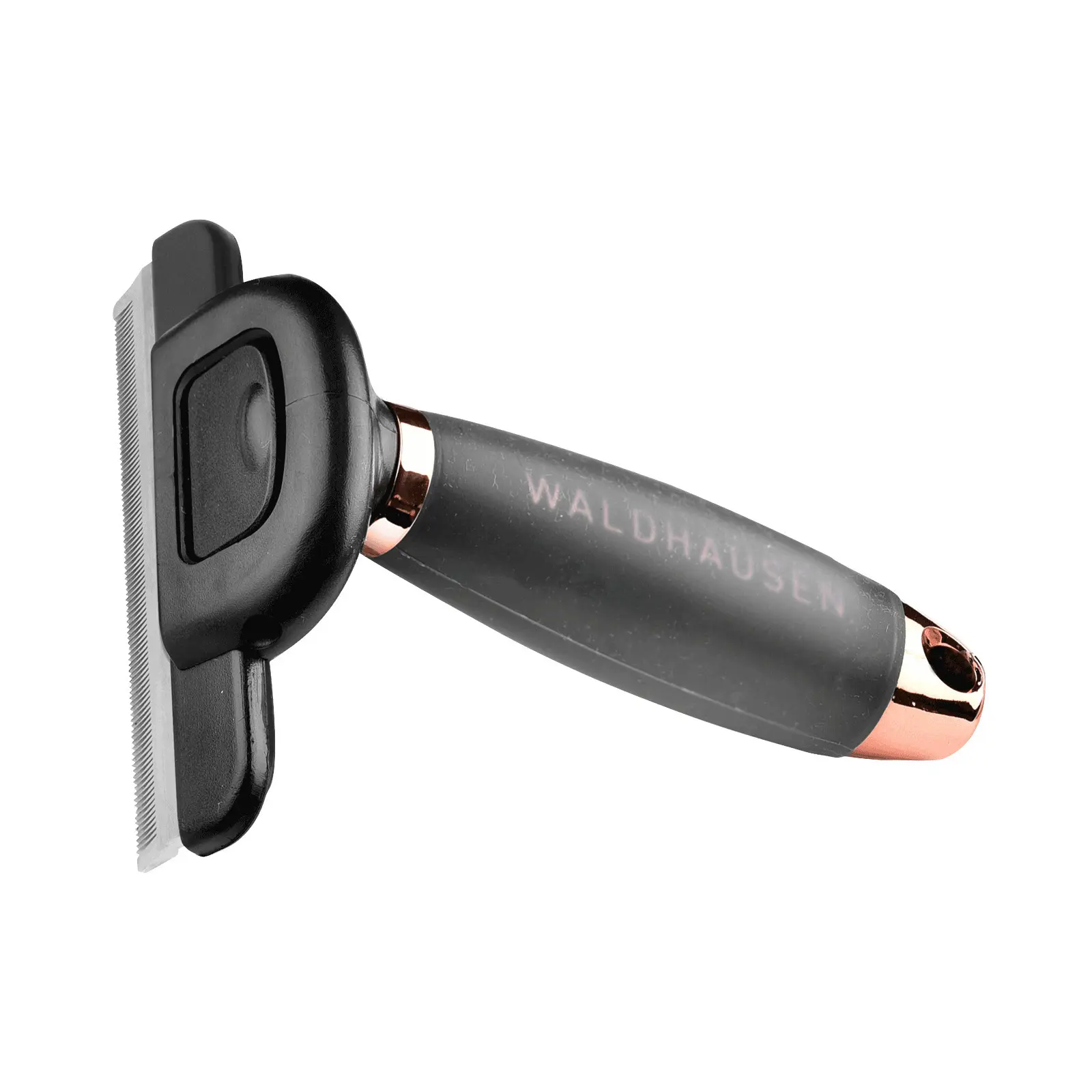 Waldhausen Noir Horse Moulting Comb With Gel Handle