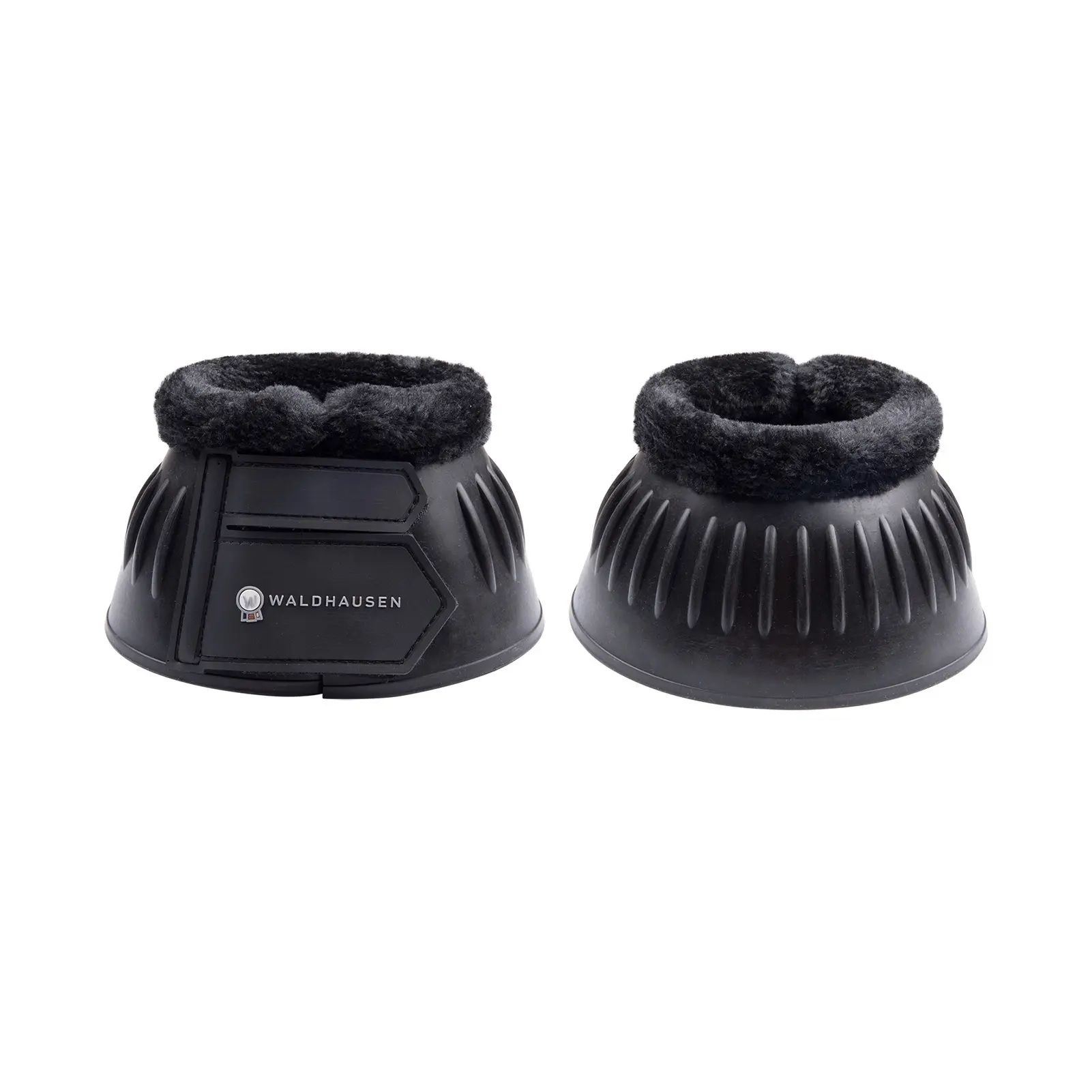 Meilleurs prix pour Cloches pour cheval en caoutchouc et fourrure synthétique Waldhausen (x2)
