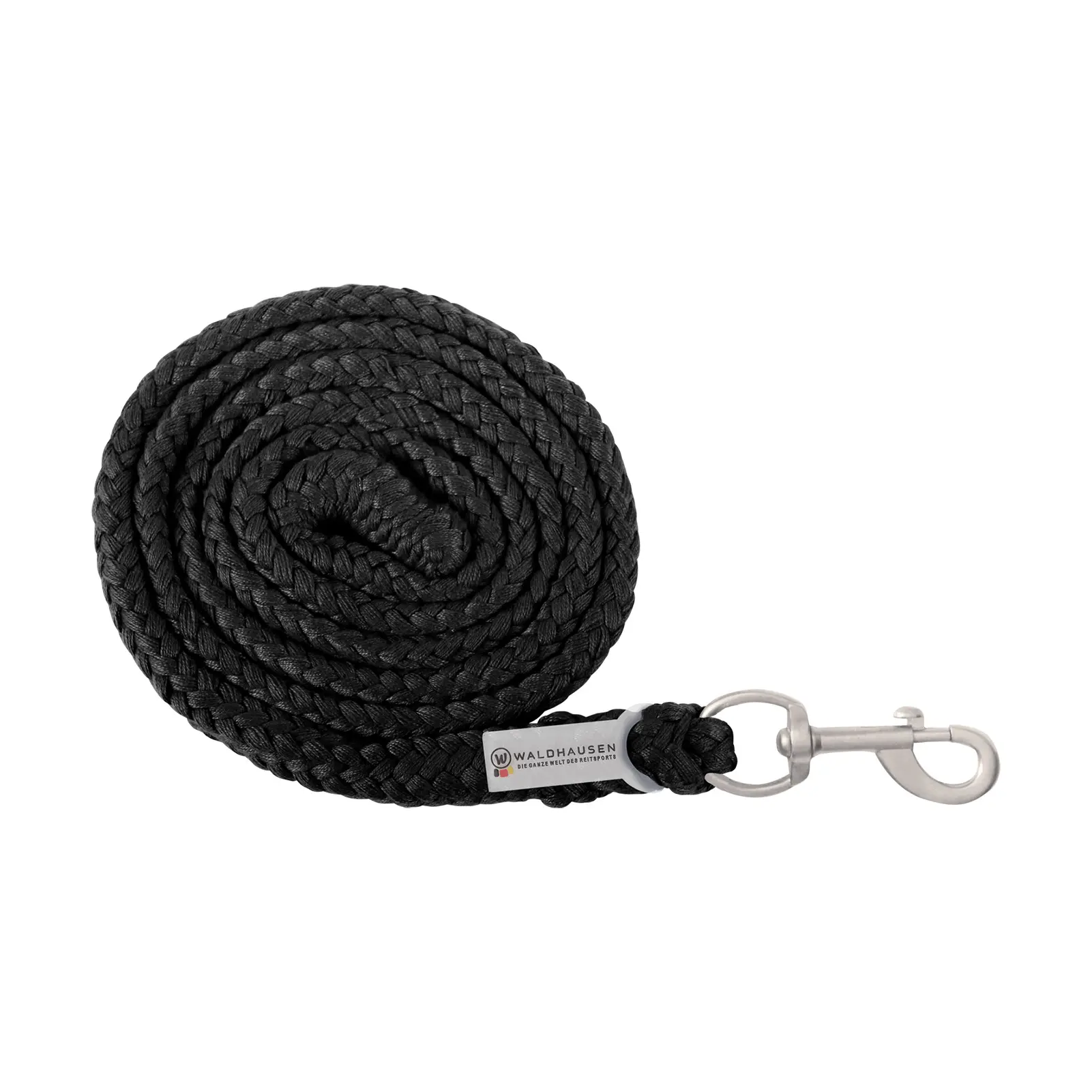 Waldhausen Noir Ethological Lunge Line For Horse With Snap Hook Plus