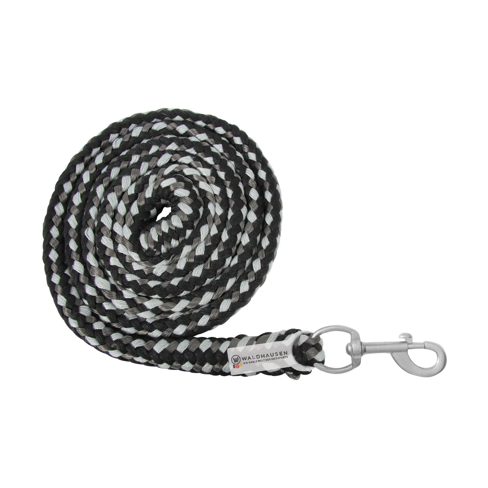Waldhausen Noir Ethological Lunge Line For Horse With Snap Hook Plus