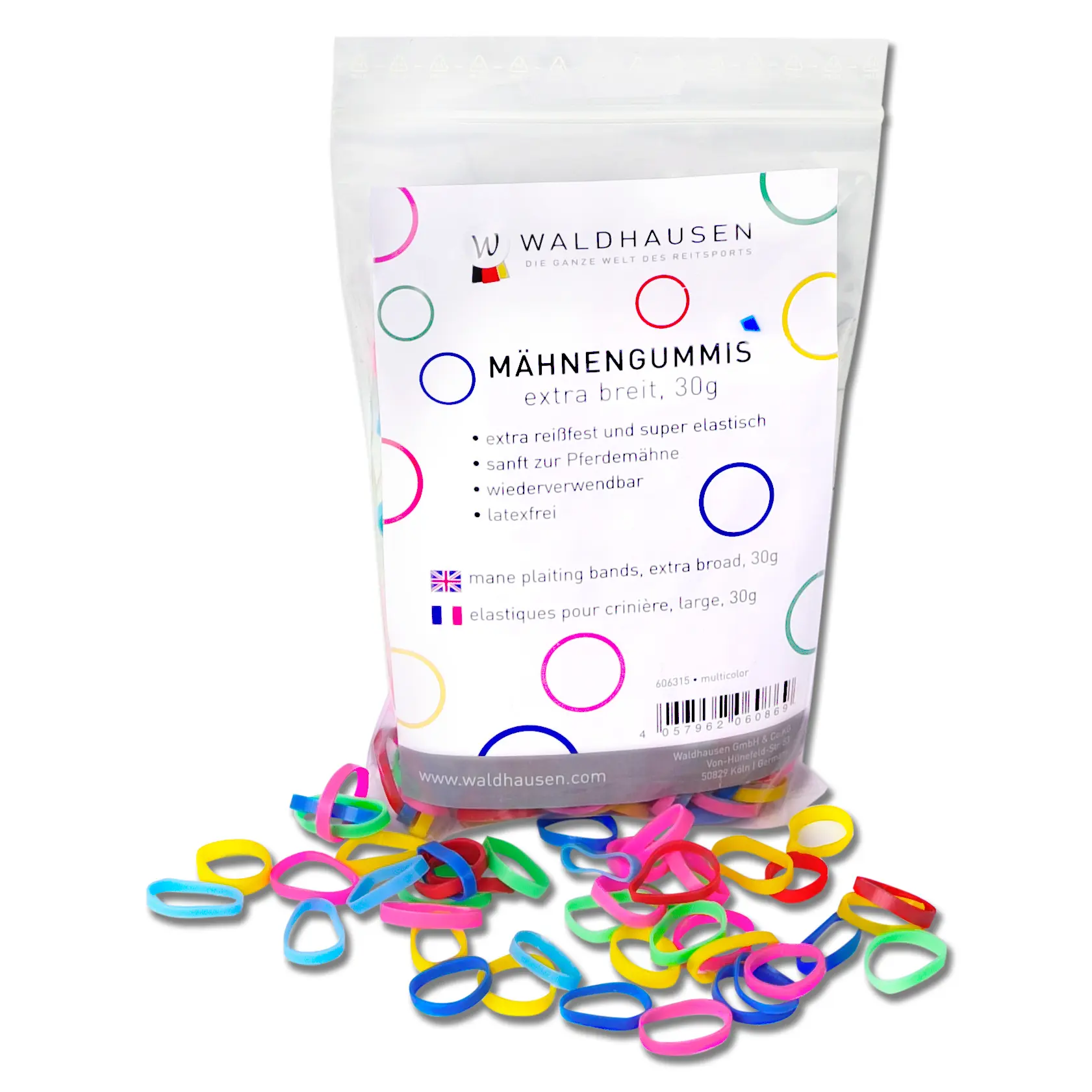Waldhausen Multicolore Extra Wide Mane Elastic