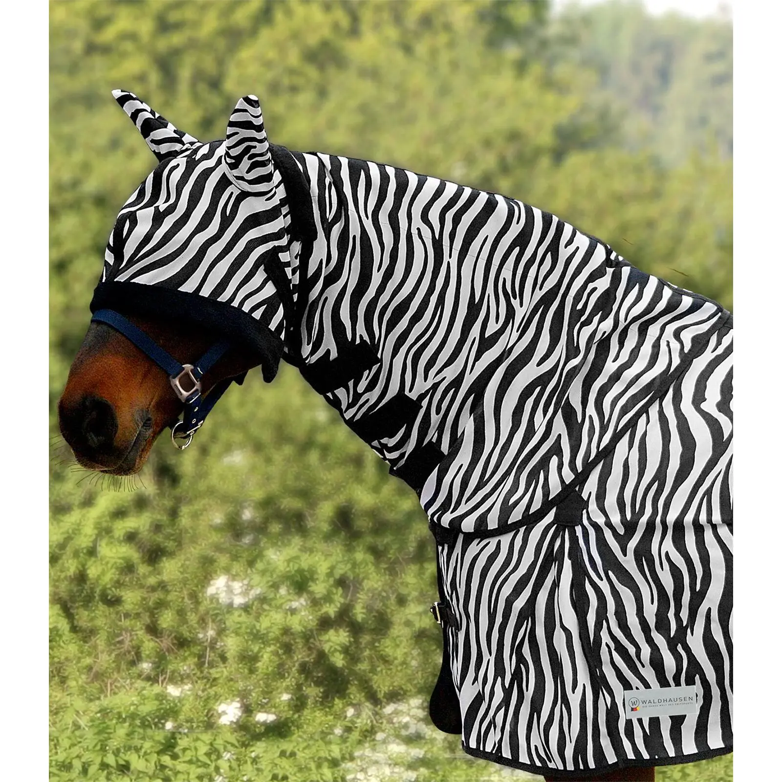Comparer les prix de Couvre-cou pour cheval anti-mouche Waldhausen Zebra
