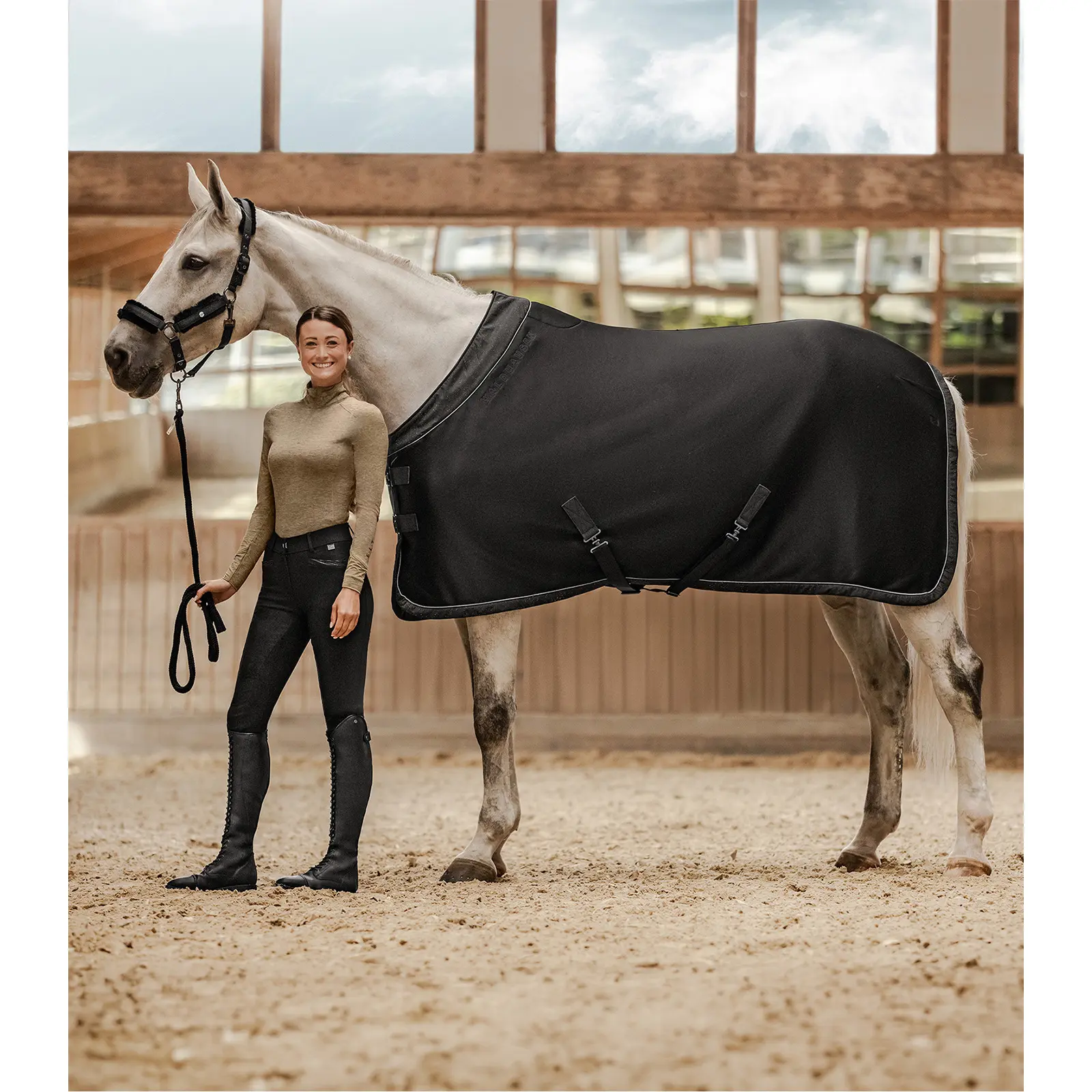 Couverture séchante pour cheval en jersey Waldhausen Phoenix