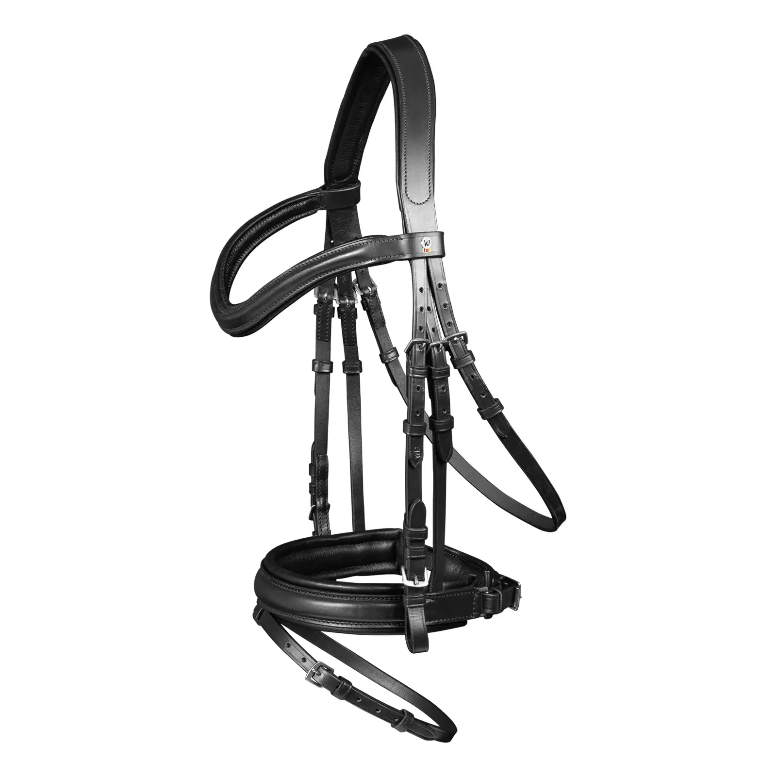 Waldhausen Noir Combined Riding Bridle And Noseband X-Line Standard Stockholm