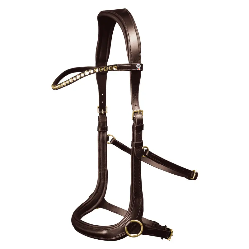 Waldhausen Marron Bitless Bridle For Horses X-Line