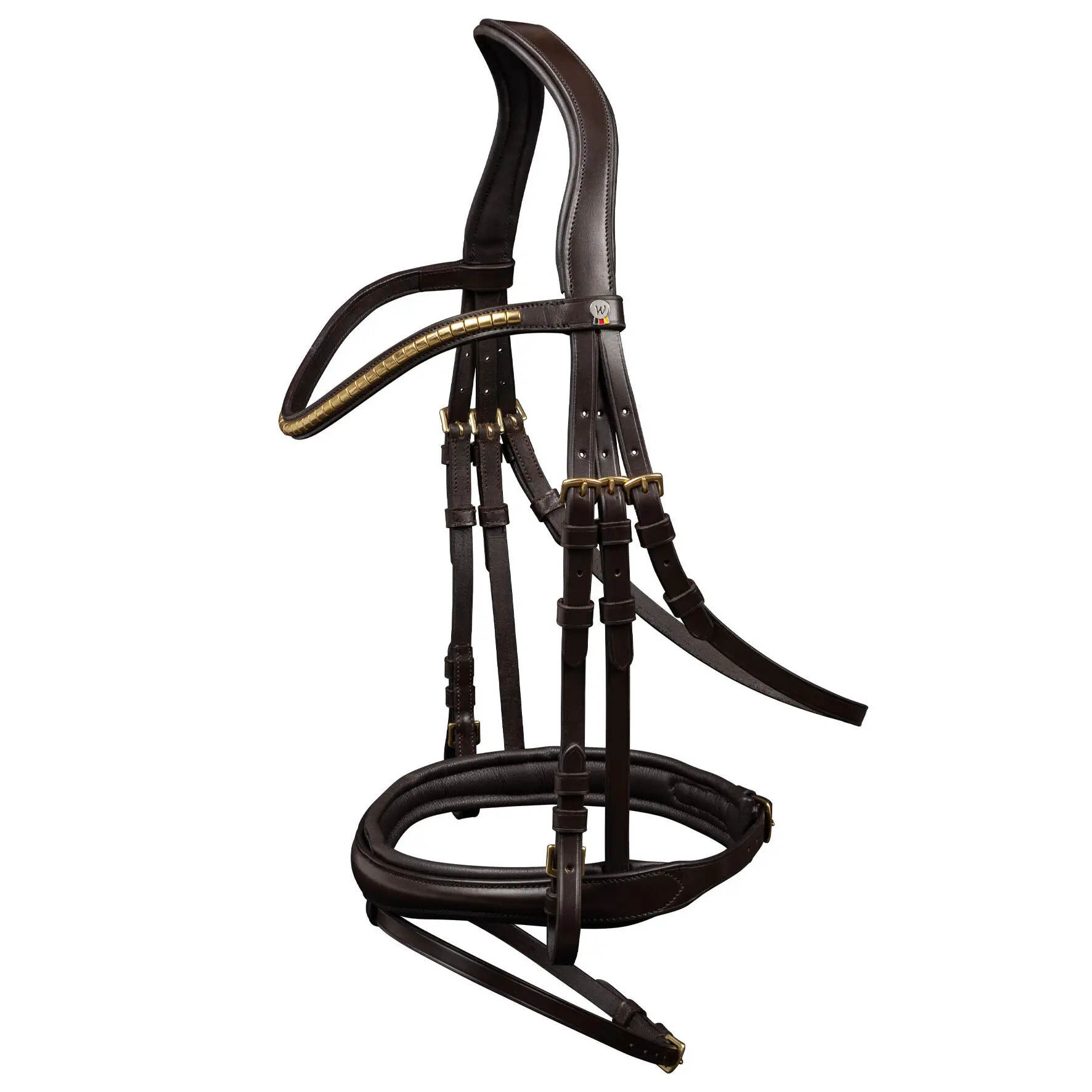 Waldhausen Marron Anatomical Riding Bridle X-Line Clincher