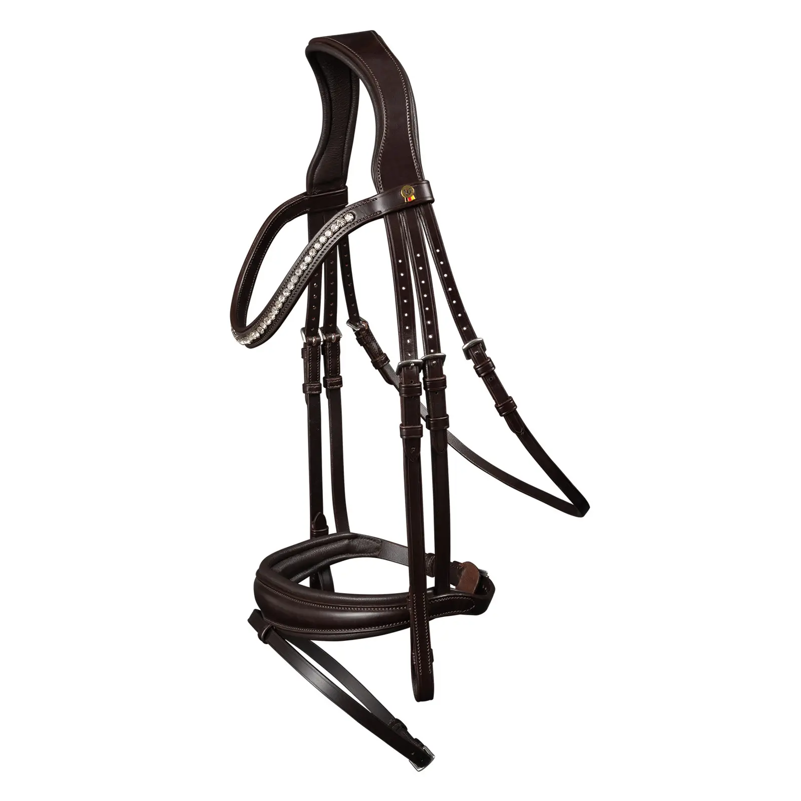 Meilleurs prix pour Bridon équitation muserolle combinée Waldhausen S-Line Essential