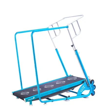Waterflex Tapis de course pour piscine alu Aquajogg Air, Argenté, Taille 135x67x128 cm