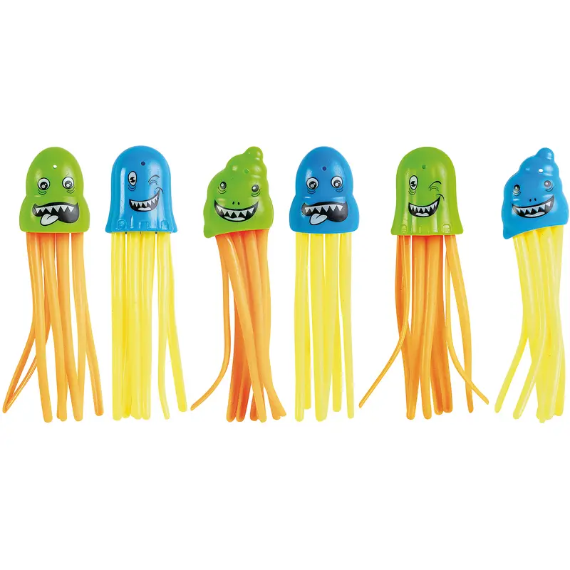 3437012208914 - Wasser Spielzeuge mit beschwerten Tintenfischen (x6)