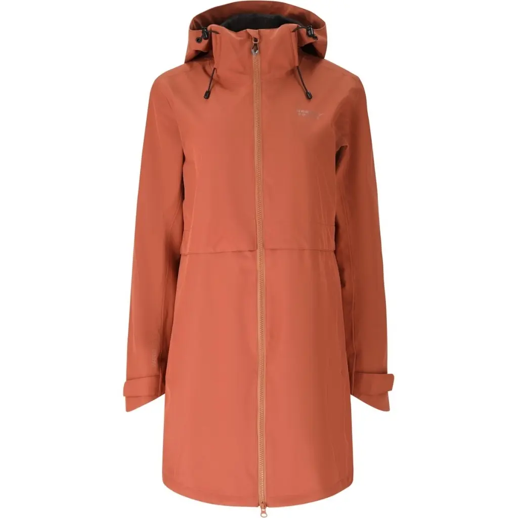 Long Hooded Jacket Women Weather Report Dayton AWG W-PRO 15000