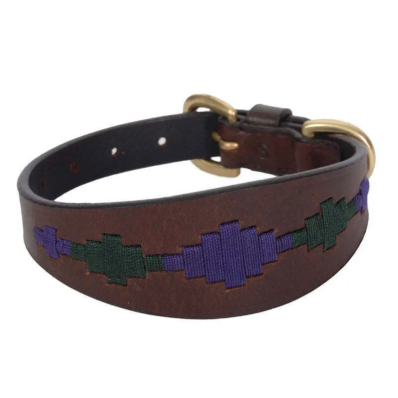 Comparer les prix de Collier pour chien en cuir Weatherbeeta Lurcher Polo