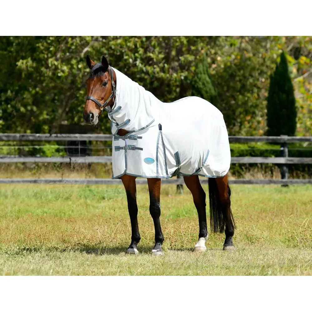 Comparer les prix de Couverture anti-mouches pour cheval avec couvre-cou Weatherbeeta Comfitec Essential Mesh II