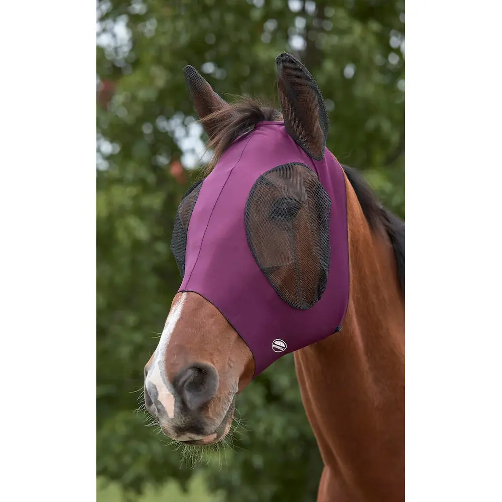 Weatherbeeta Violet Anti-Fly Mask Deluxe Stretch Bug Eye Saver