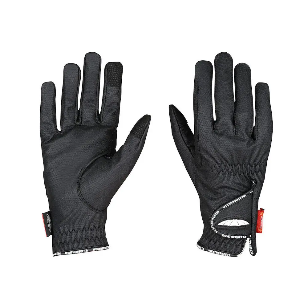 Weatherbeeta Noir Riding Gloves Therapy-Tec