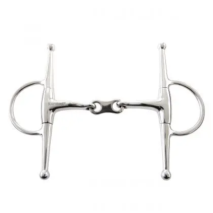 Weatherbeeta Argenté Full Cheek Stainless Steel Snaffle Bits With French Links For Horses Korsteel
