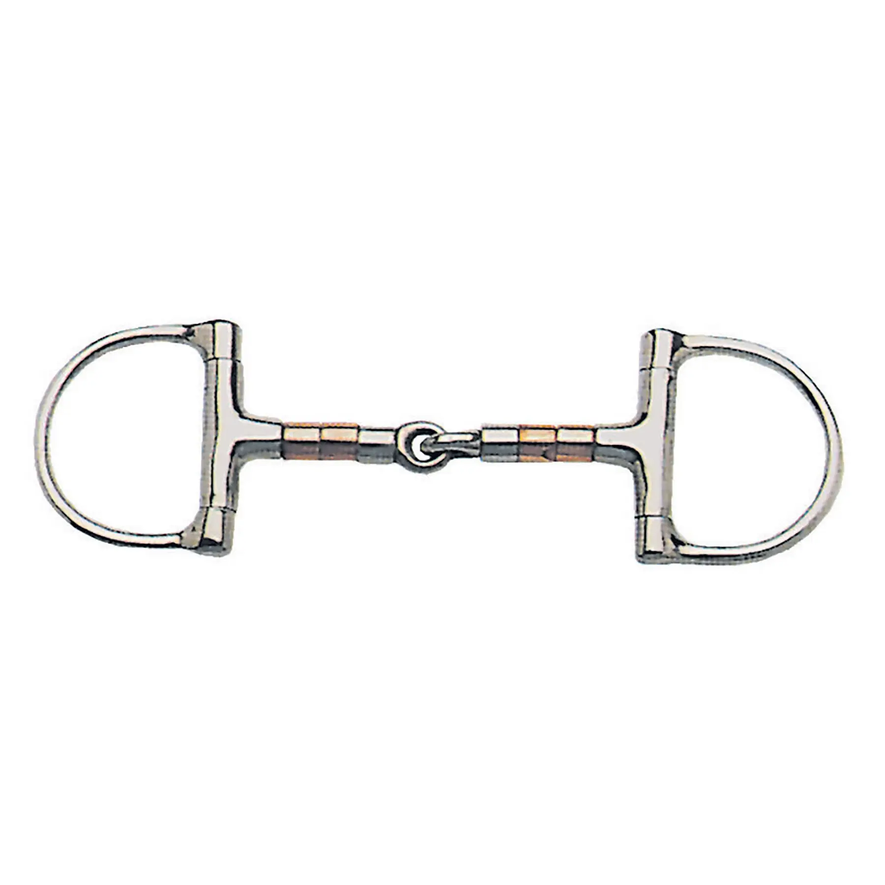 Meilleurs prix pour Mors à filet à anneaux en D articulés korsteel en acier inoxydable, cuivre et acier pour cheval Weatherbeeta Korsteel